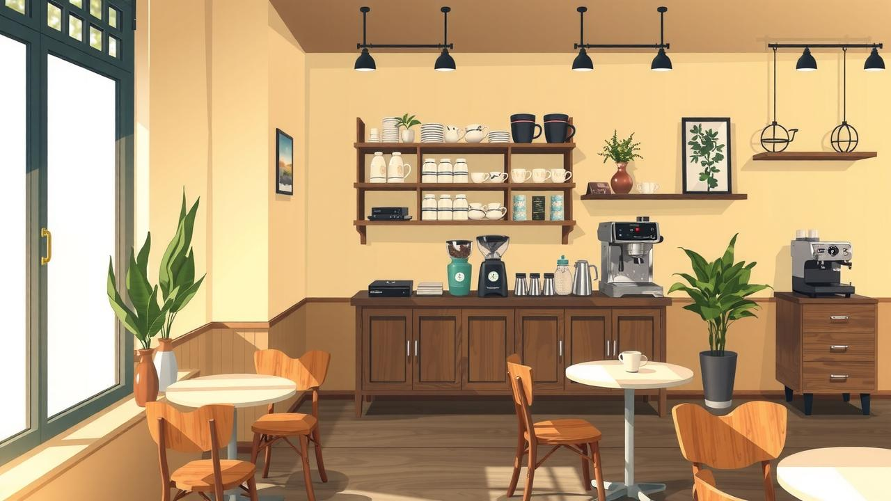 Aurora Coffee — cafe interior